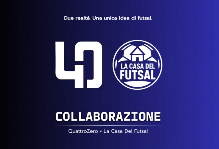 QuattroZero × La Casa del Futsal: nasce una nuova partnership editoriale per raccontare il futsal